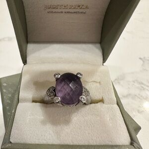 Judith Ripka Amethyst Ring